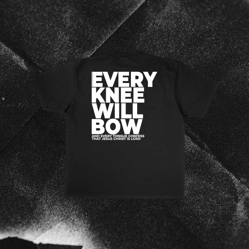 NC Youth Premium Heavyweight Tee - Every Knee Will Bow