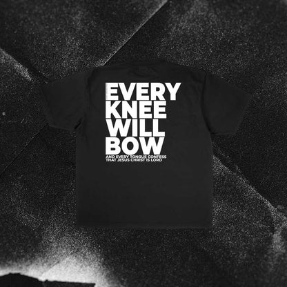 NC Youth Premium Heavyweight Tee - Every Knee Will Bow