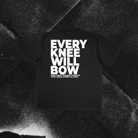 NC Youth Premium Heavyweight Tee - Every Knee Will Bow