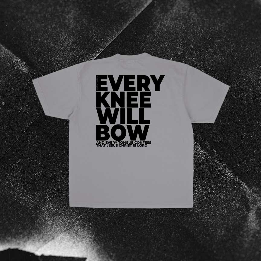 NC Youth Premium Heavyweight Tee - Every Knee Will Bow