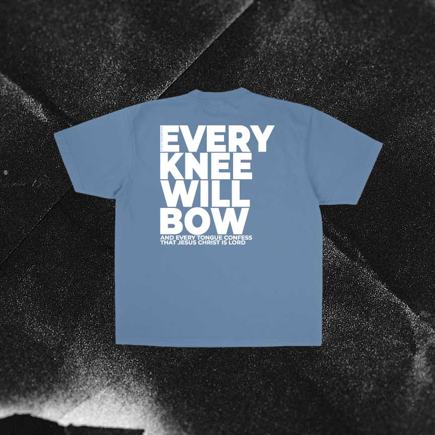 NC Youth Premium Heavyweight Tee - Every Knee Will Bow