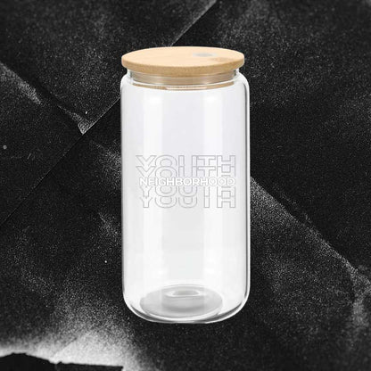 NC Youth Glass Can Tumbler